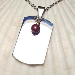 Dog tag pendant